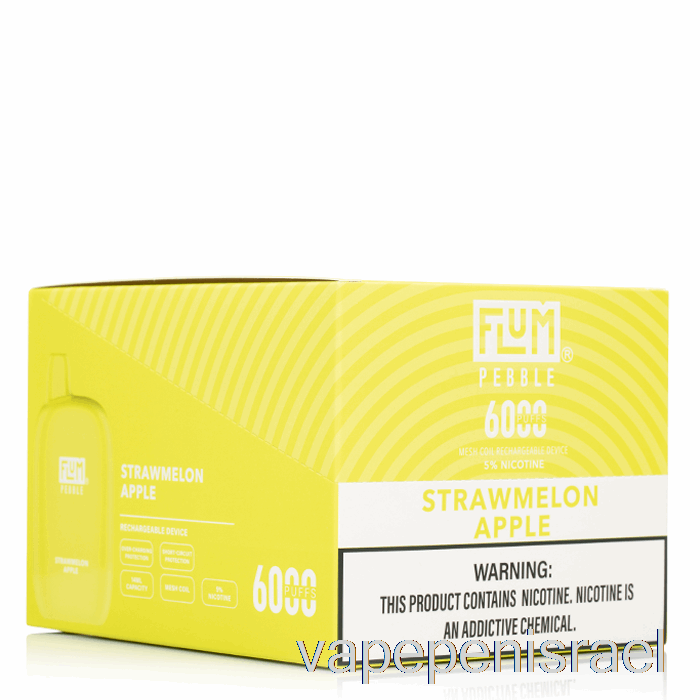 חד פעמי Vape Israel [חבילה של 10 חבילות] Flum Pebble 6000 חד פעמי